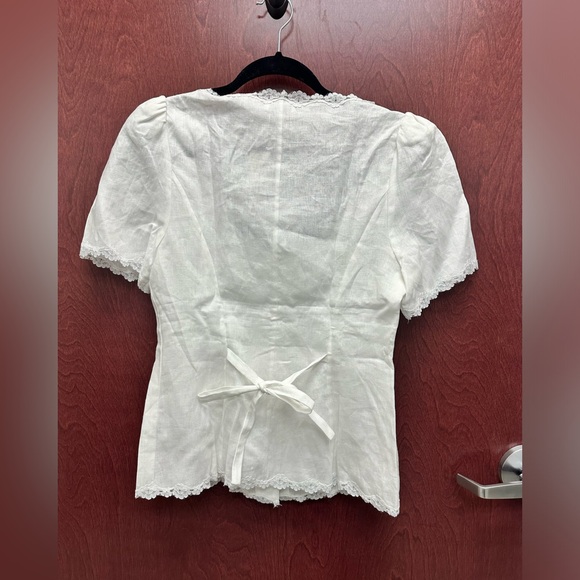 Reformation NWT Anabella Linen Top - Picture 7 of 7